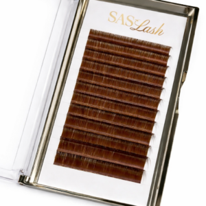 Brown Lash Extensions - Mixed Trays