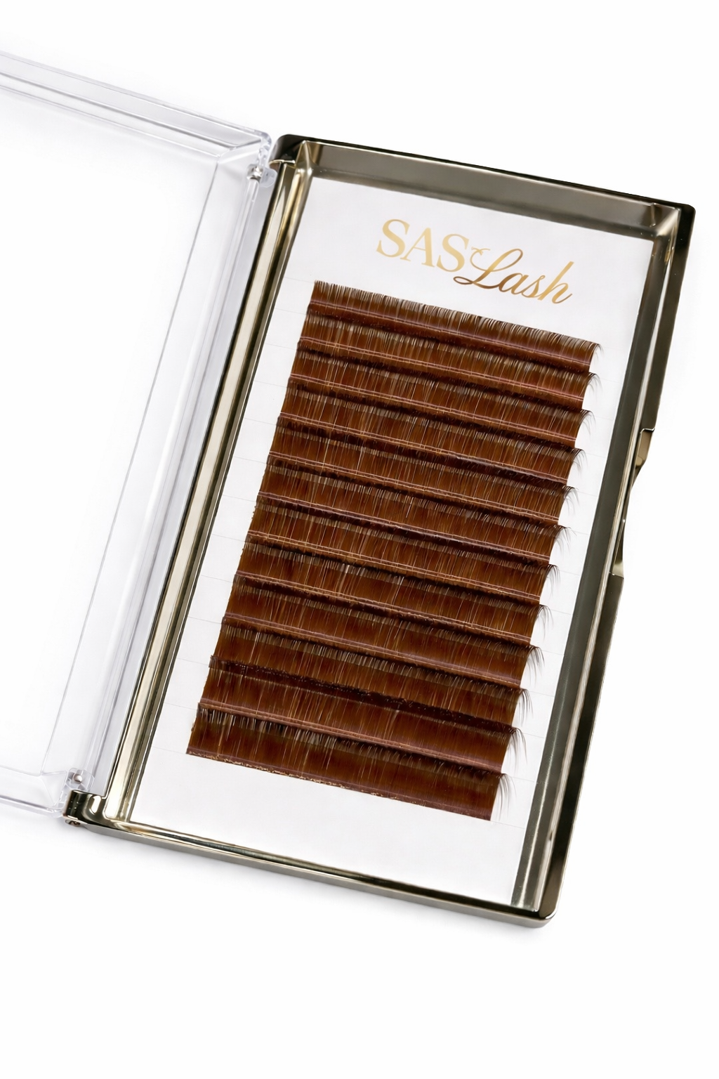 Brown Lash Extensions - Mixed Trays