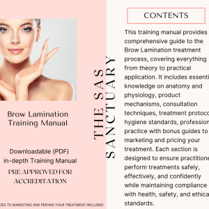 Brow Lamination (Downloadable PDF)