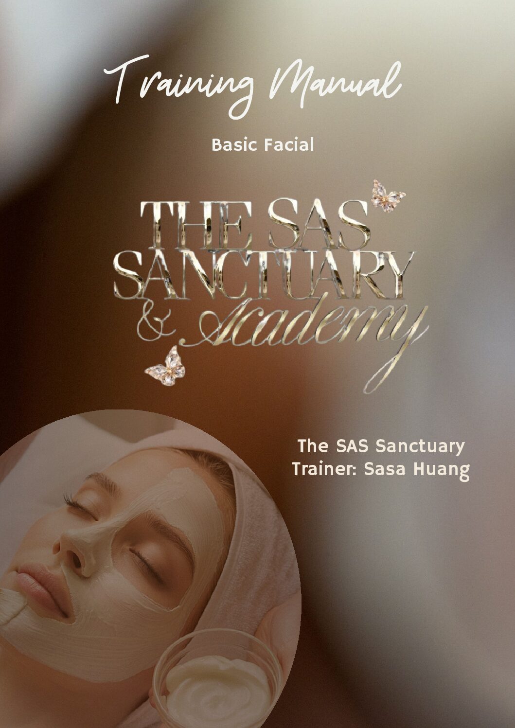 Basic Facial Training Manual (Editable Professional Use)