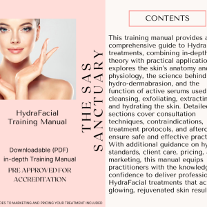 Hydra-Facial Training Manual