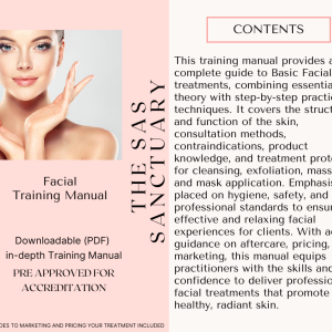 Basic Facial Training Manual