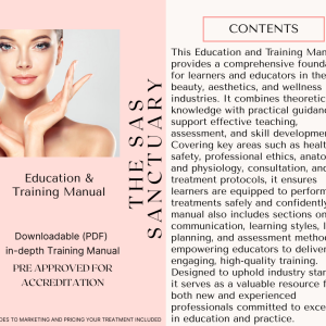 Education Training Manual with Level 3 AET Course