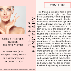Mastering Lashes - Training Manual (Digital Download)