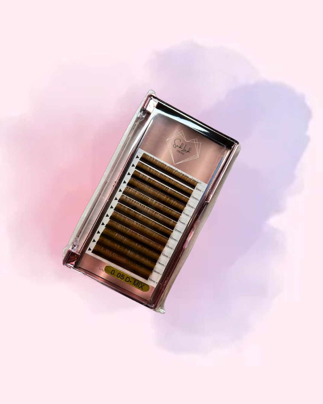 Brown Lash Extensions – Mixed Trays